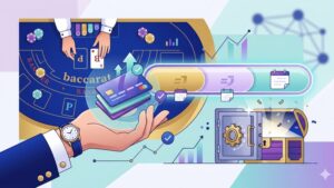 Иллюстрация процесса вывода крупных выигрышей в баккаре для обзора программы лояльности онлайн-казино