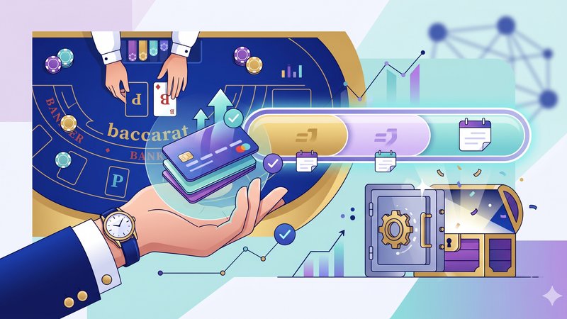 Иллюстрация процесса вывода крупных выигрышей в баккаре для обзора программы лояльности онлайн-казино